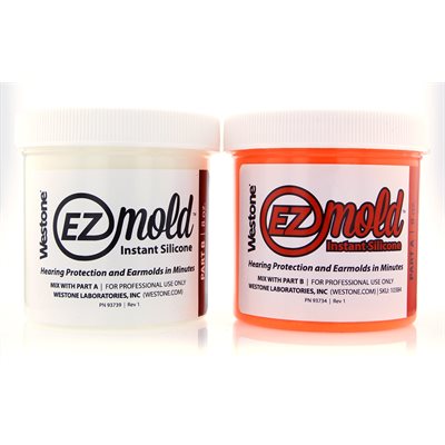 Westone EZ Mold Material, Large 8 oz Kit, Orange (10384)