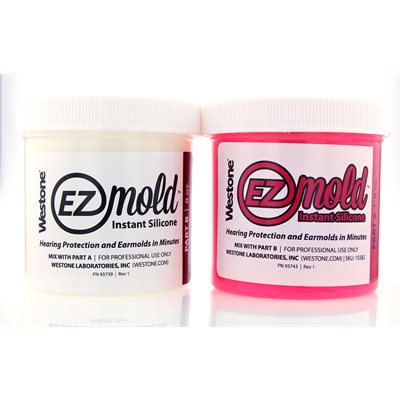 Westone EZ Mold Material, Large 8 oz Kit, Pink (10382)